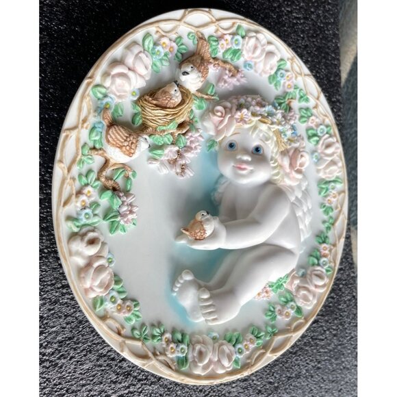 Heavens Little Helper Plate 1995 Dreamsicles Sculptural Special Friends 2846B - Picture 7 of 14